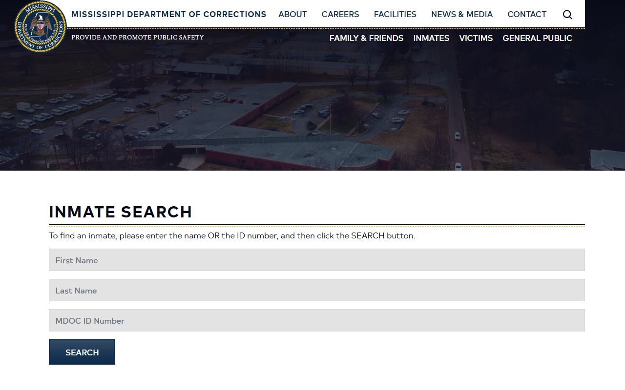 Forrest County inmate records MDOC sentenced inmate locator